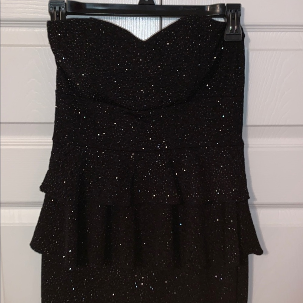 Black Sparkly Party Dress